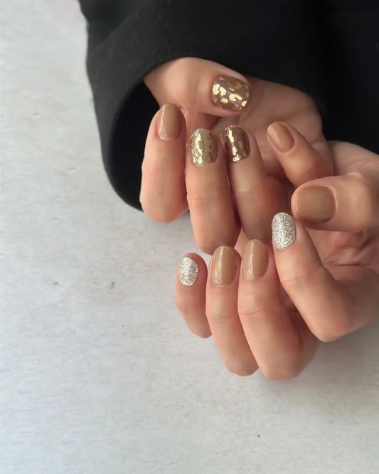 Leopard Copper×Ochre×Dot Silver