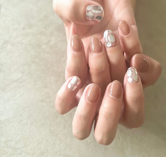 Dot Silver×Ochre
