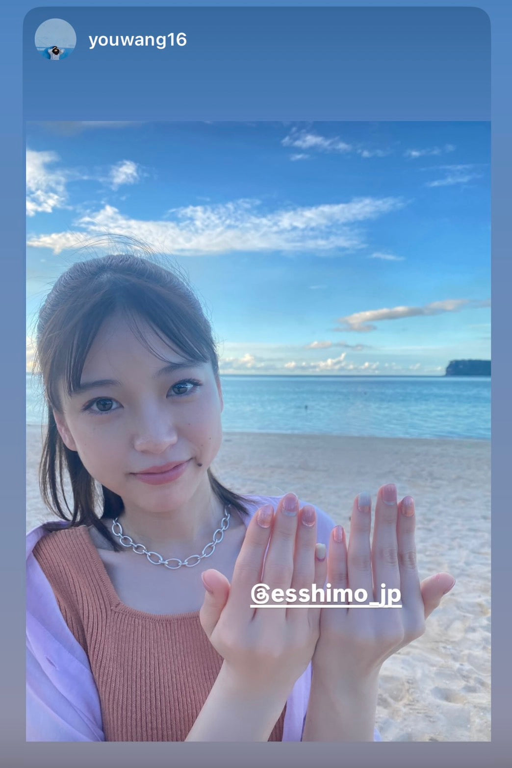 中井友望さんに着用していただきました！【ドラマチューズ！】私があなたといる理由～グアムを訪れた3組の男女の1週間～